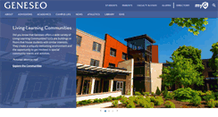 Desktop Screenshot of geneseo.edu